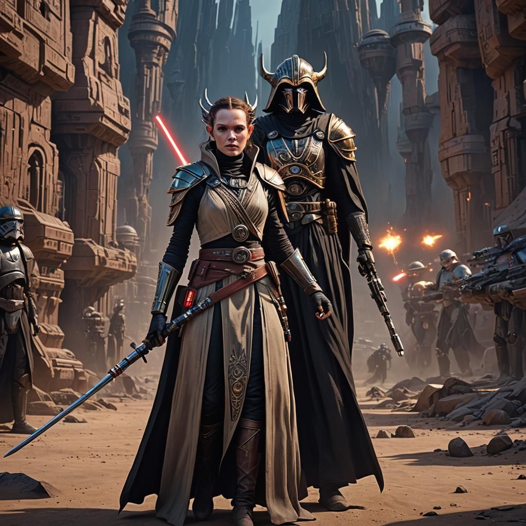 Star Wars Villainess with Beskar Staff