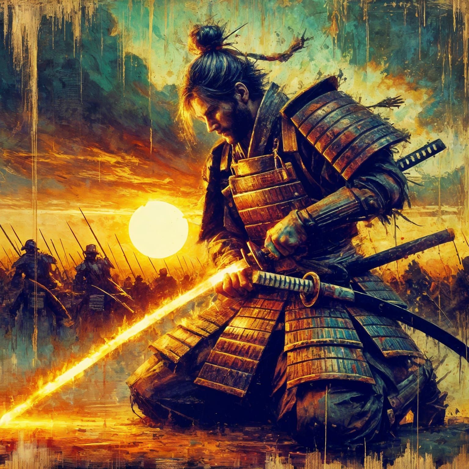 Let your blade burn like the sun, and you will be able to overcome anything.