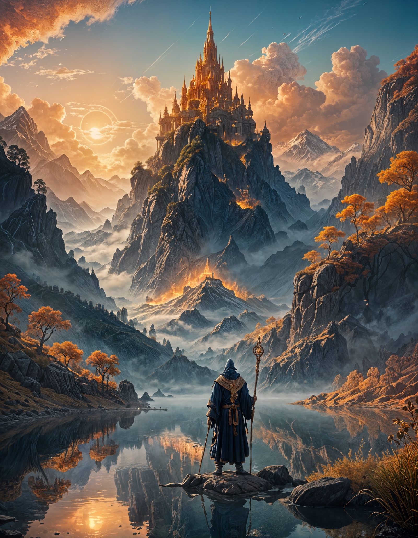 Fantastical Matte Painting in Deep Color