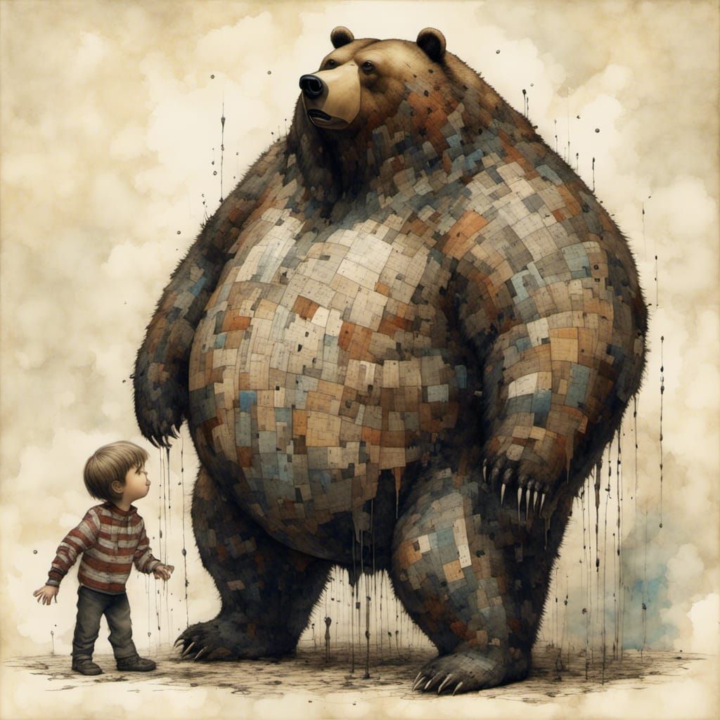 Unique AI-Generated Bear Image