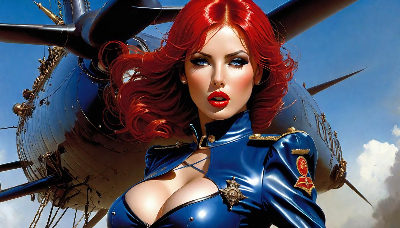 Gothic Spanish Woman in Latex: Fantasy Magazine Cover