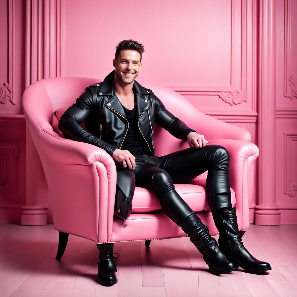 Leather and pink