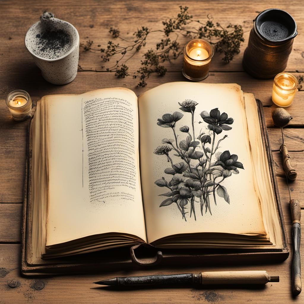 Ancient book of botany