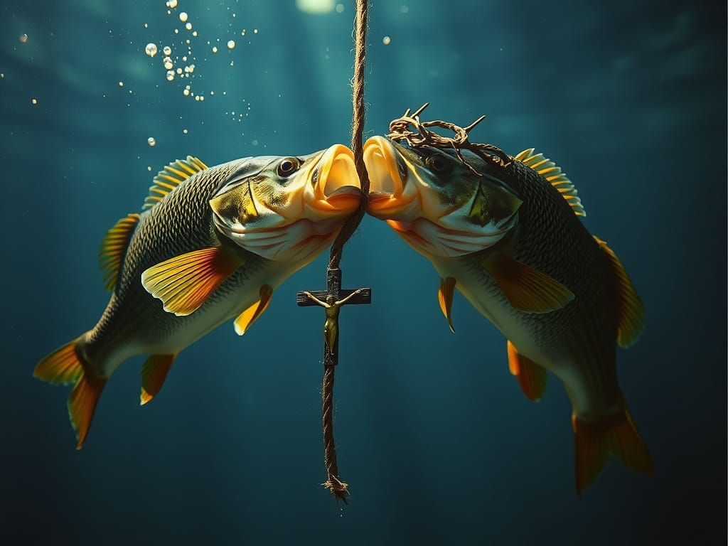 Bass Fish Eucharist: Underwater Cinematic Reverence