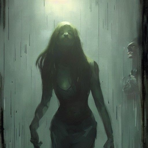 Sinister Shadow Figures in Dark Hospital