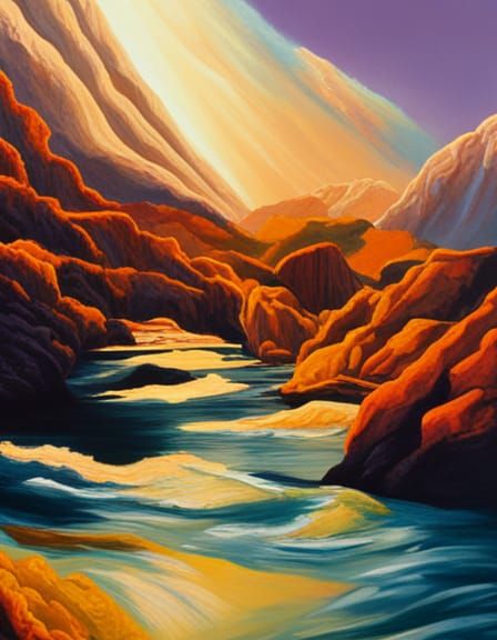 Creating Life: A Psychedelic Sci-Fi Vision