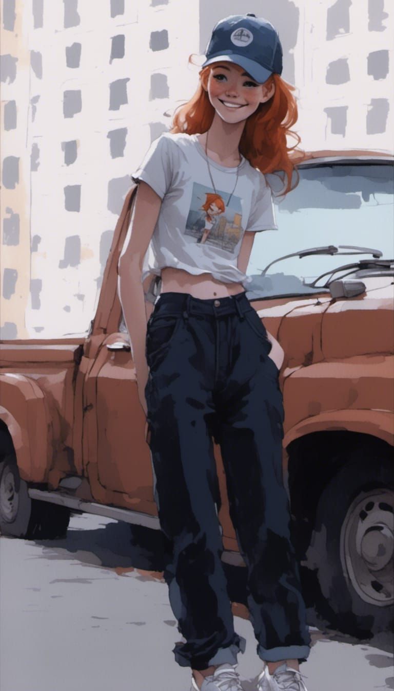 Adorable Fox-girl VIXEN with Toothy grin