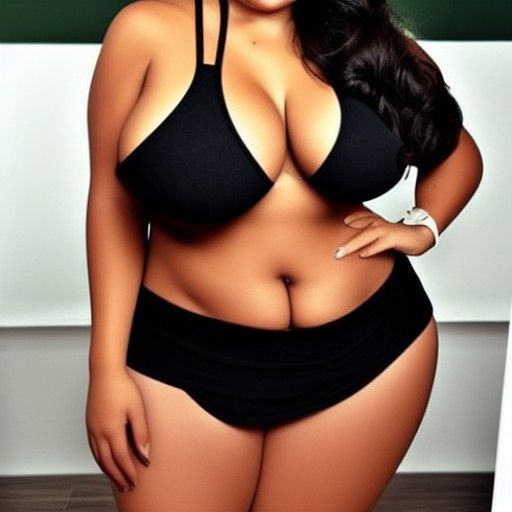 Beautiful Plus-Size Woman Portrait