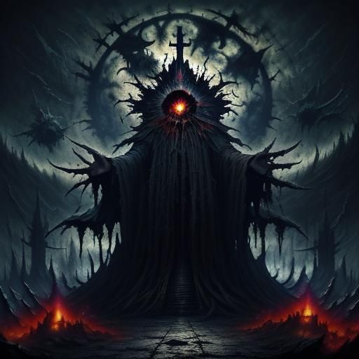 Metal Album Cover: Eternal Oblivion and Dying Sun