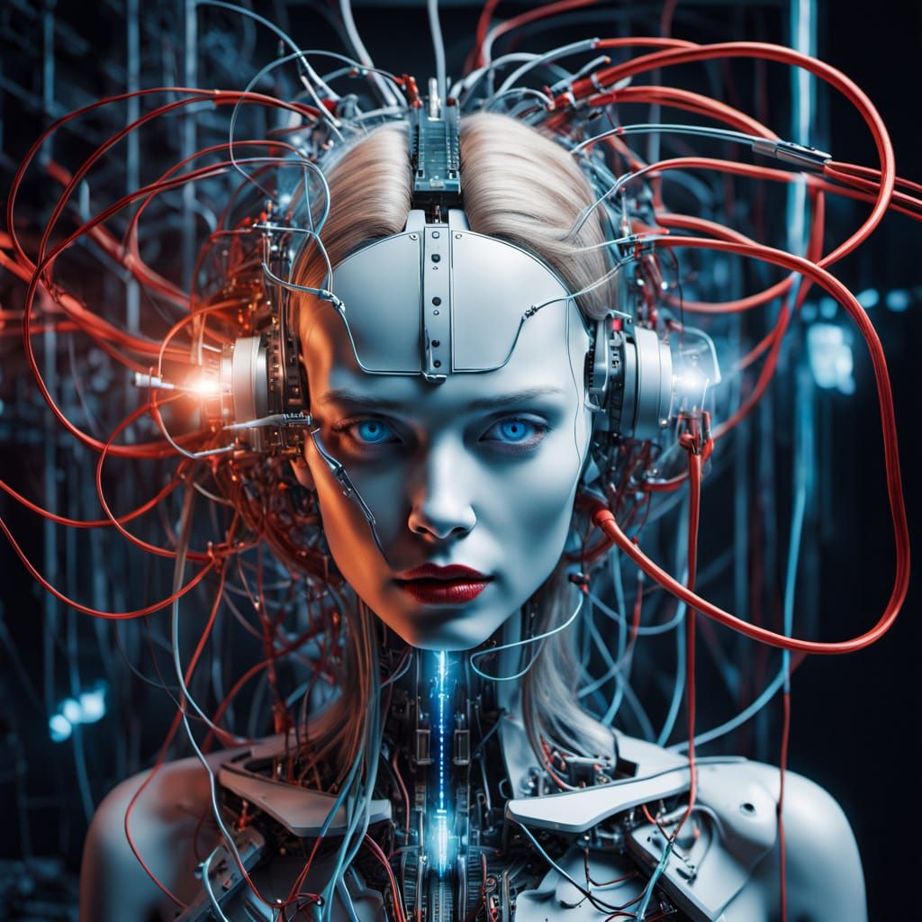 Cybernetic Woman's Inner Workings Revealed