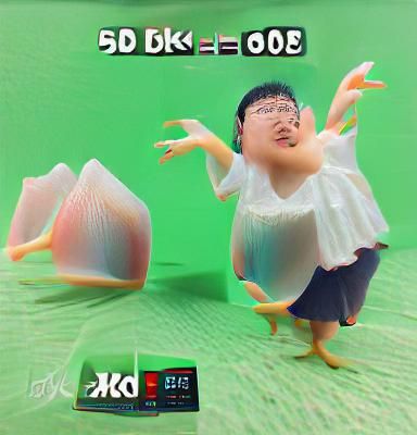 Simple 3D Render Generated by AI