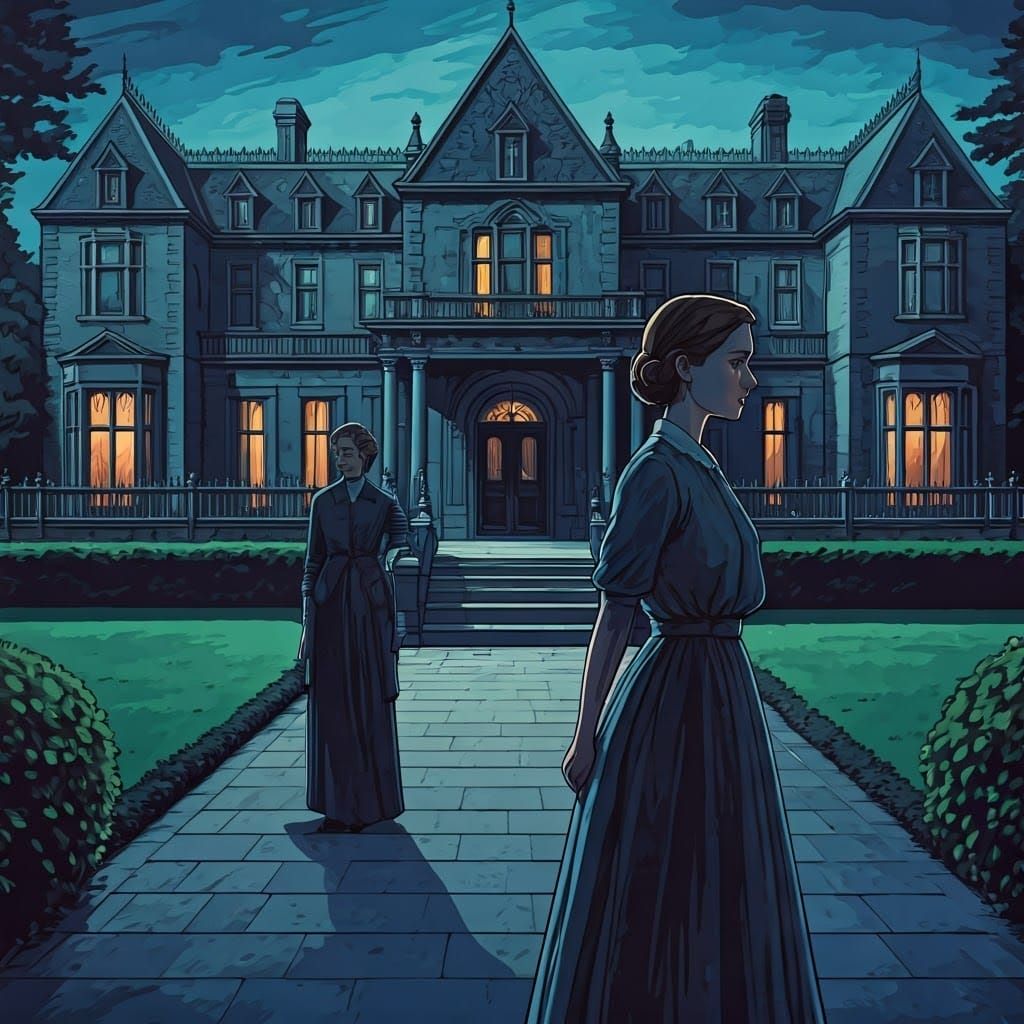 Gothic Manor: A Departure in Dark Academia Style