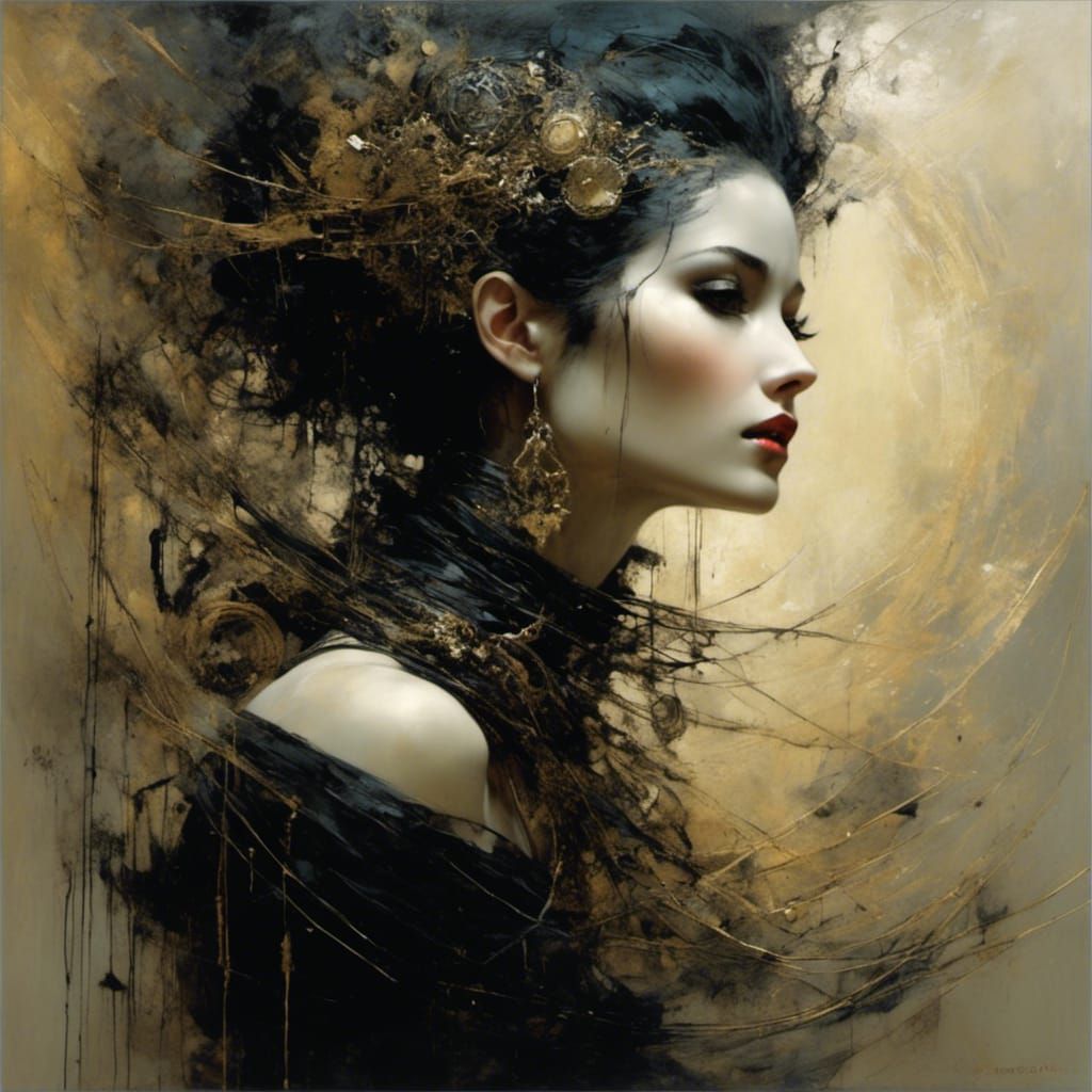 Crosshatch Drawing: Freedom Beyond Language and Time