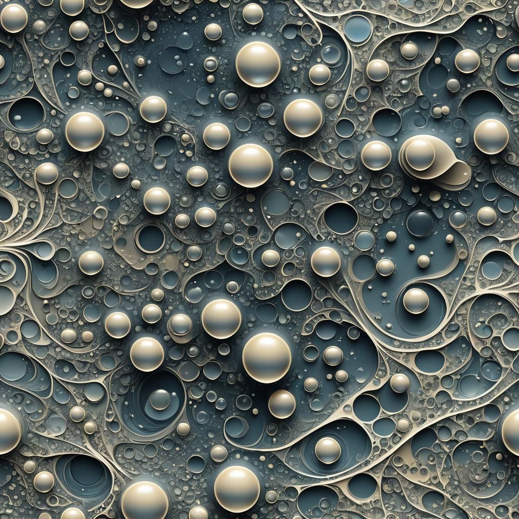 Water Droplets Floating on the Edge of the Universe