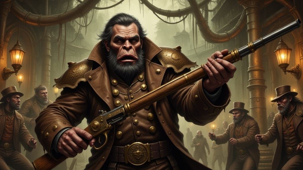 Abe Lincoln, Half man/half ape and all hunter!