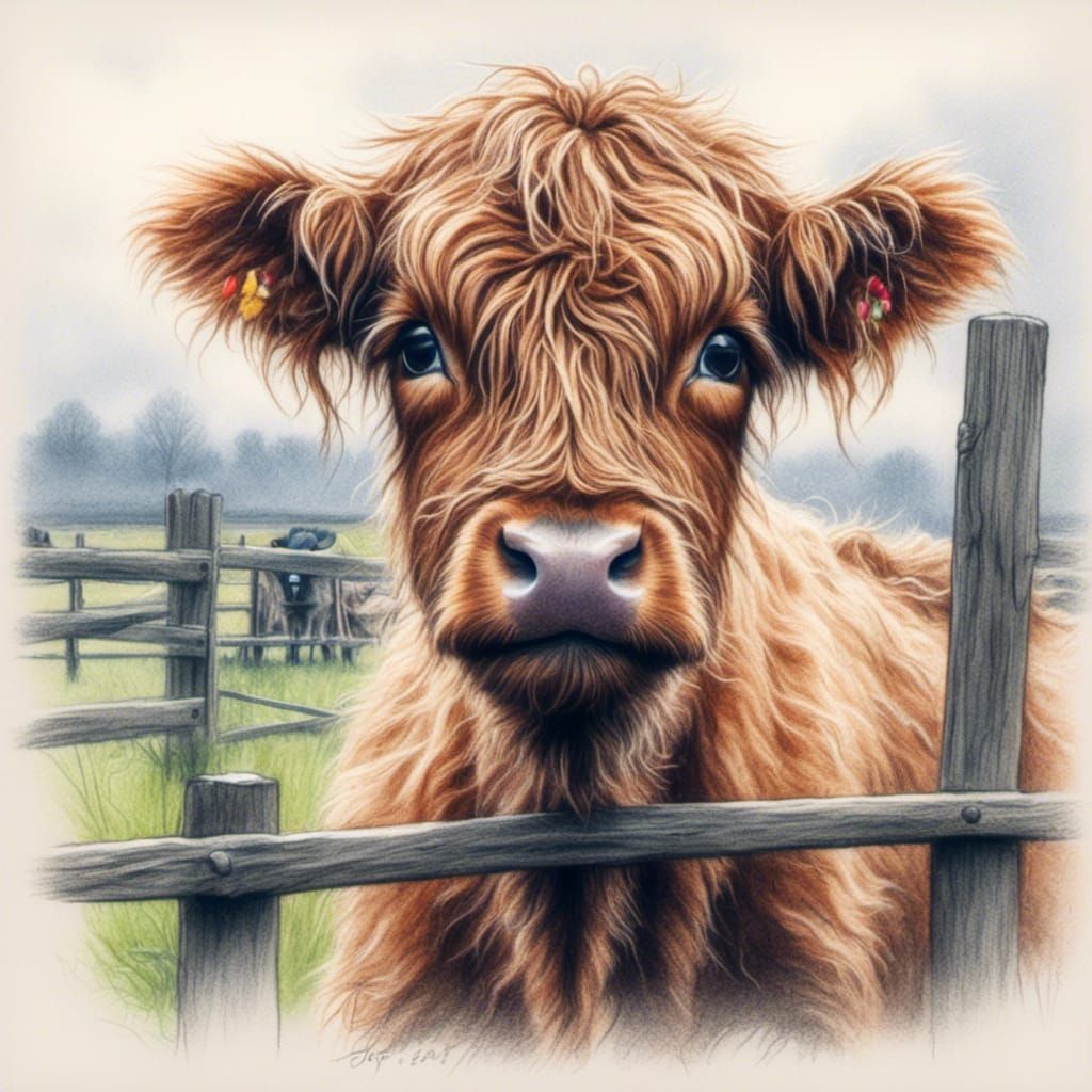 Highland calf