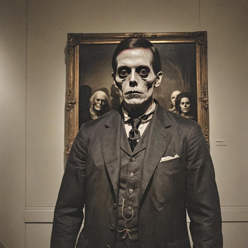 Spooky Portrait: Museum to Halloween Party