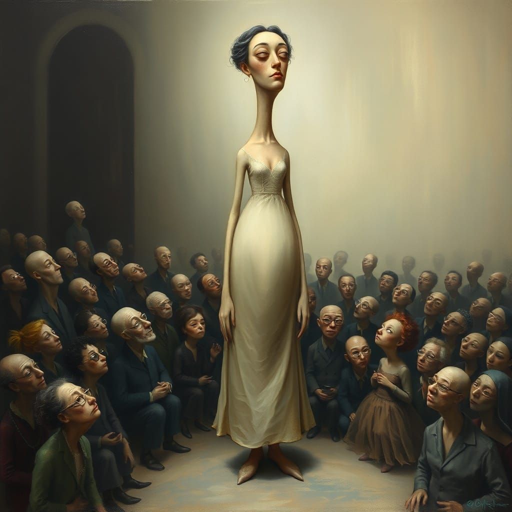 Surreal Soprano in Whimsical Dreamscape