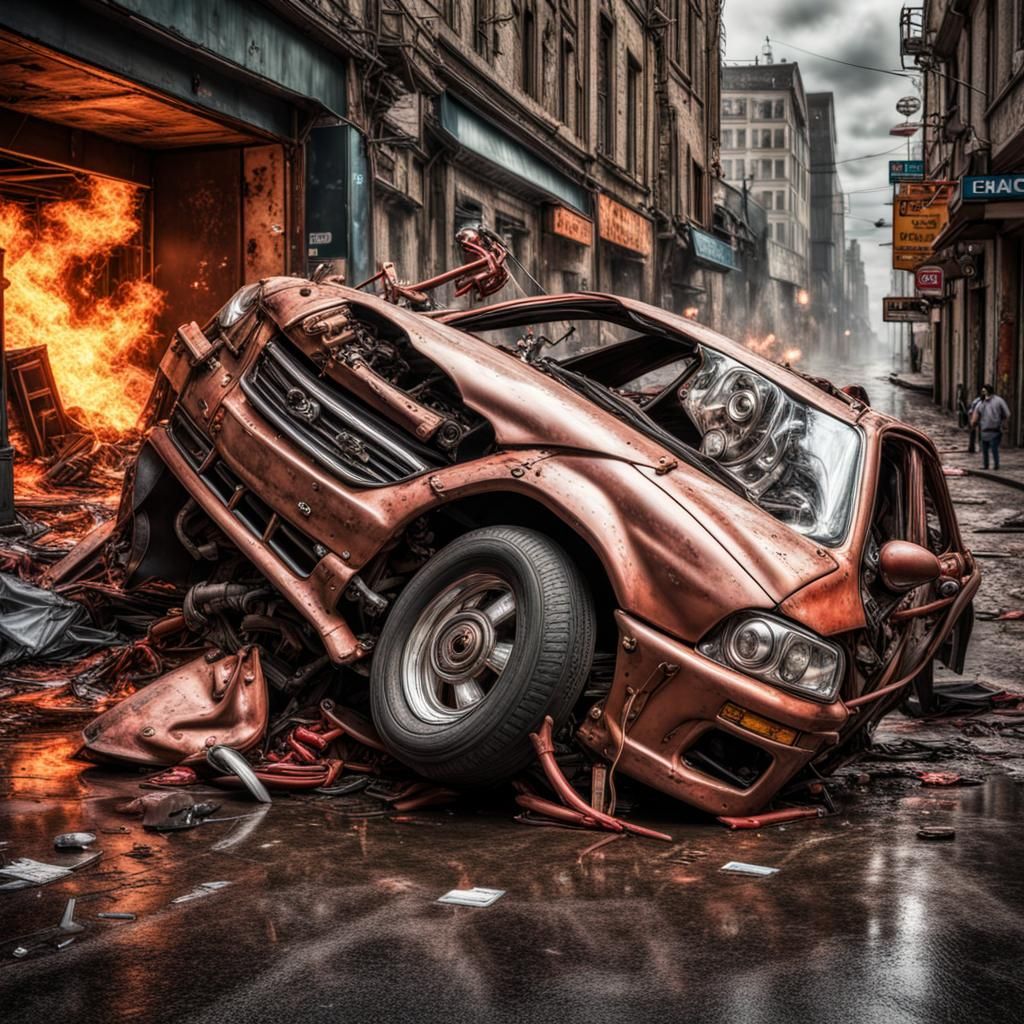 Hyperrealistic Fantasy Scene in HDR