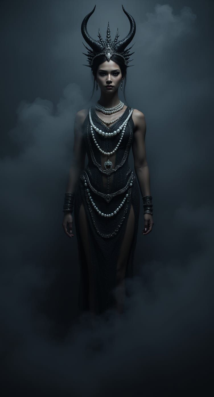 Dragon Princess in Incense Haze: Digital Concept Art