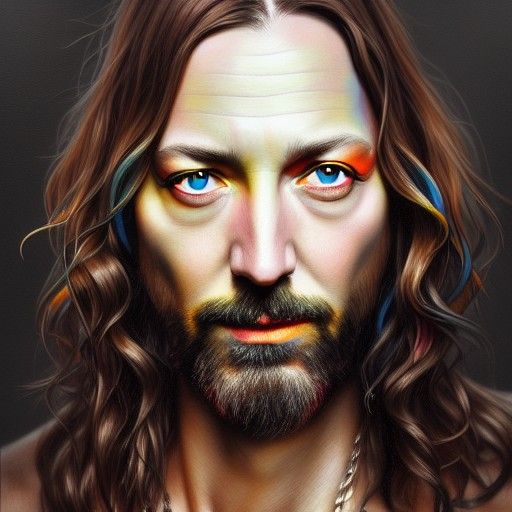 Detailed Portrait of Chris Robinson in Digital Art Style
