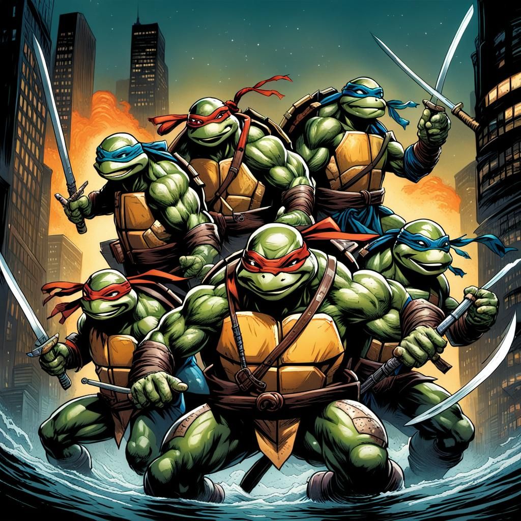 Teenage Mutant Ninja Turtles Comic Art
