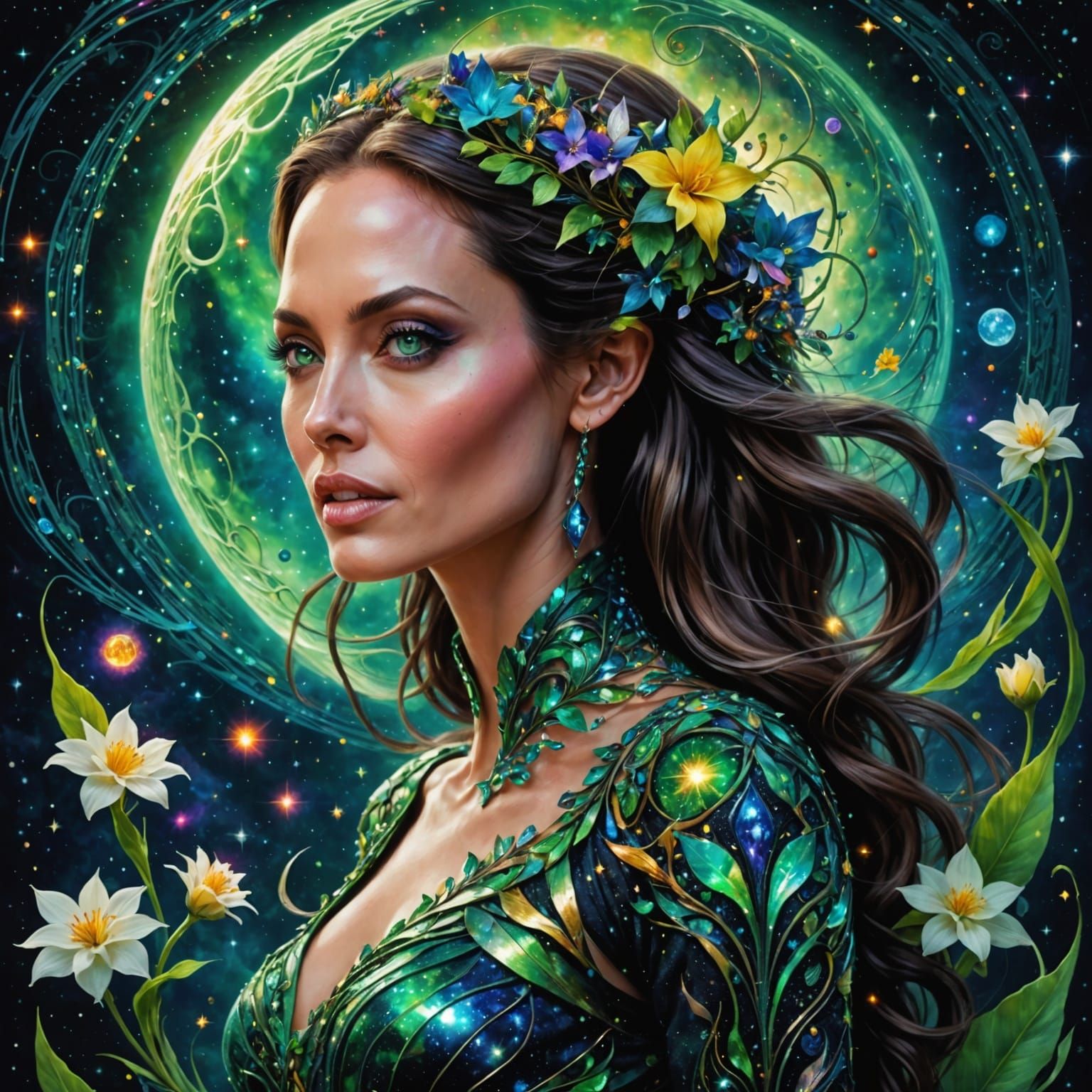 Enchanted Celestial Fairy in Haute Couture