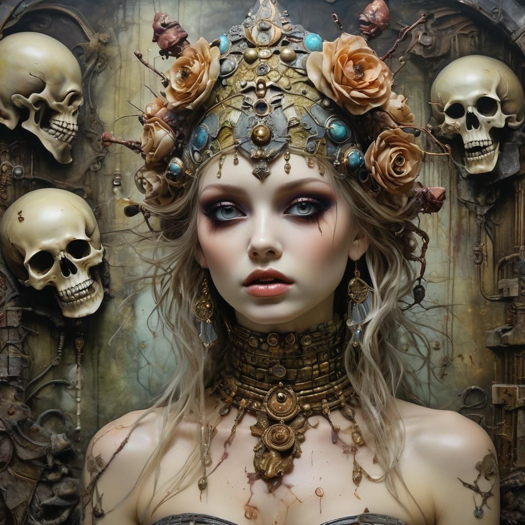 Magical Myconid in Fantasy Catacombs Dance Club