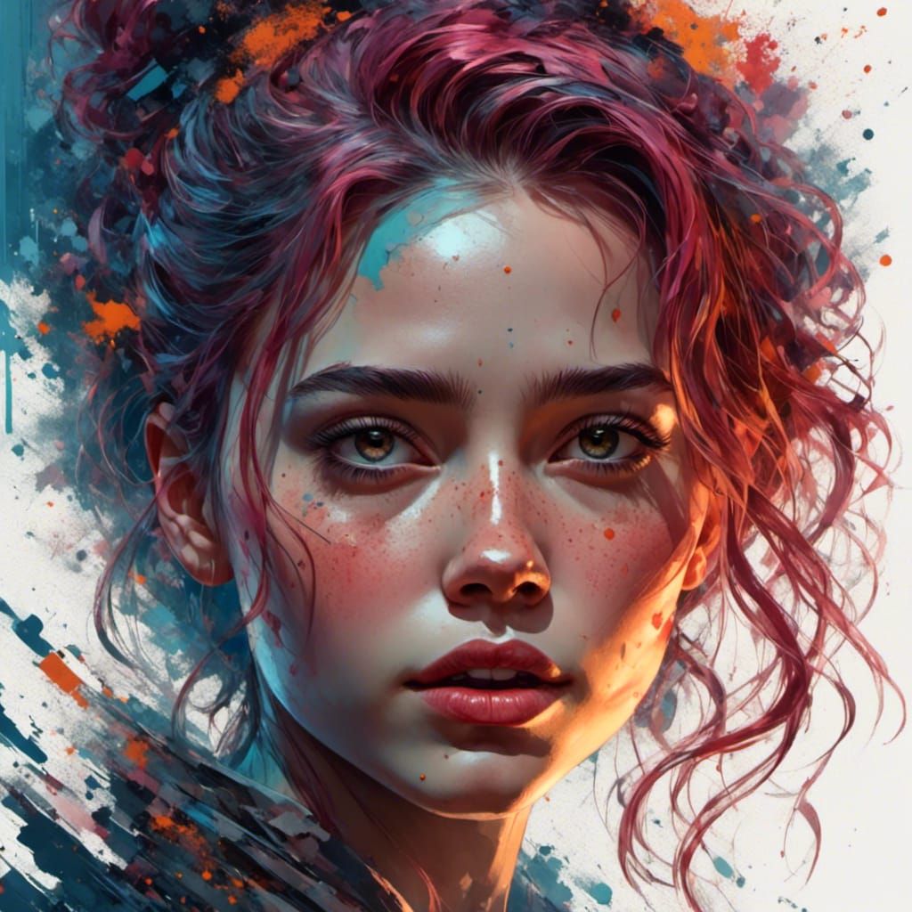 <lora:PureBeauty:1.0> <lora:NaturxSmileV1:1.0> Portrait of a young woman head and shoulders portrait, 8k resolution conc...