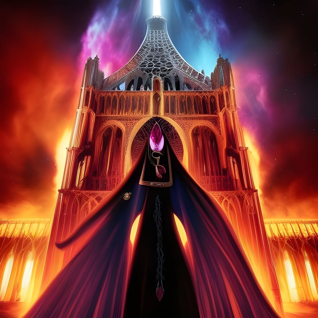 Dark Fantasy: Demon and Lady in Paris