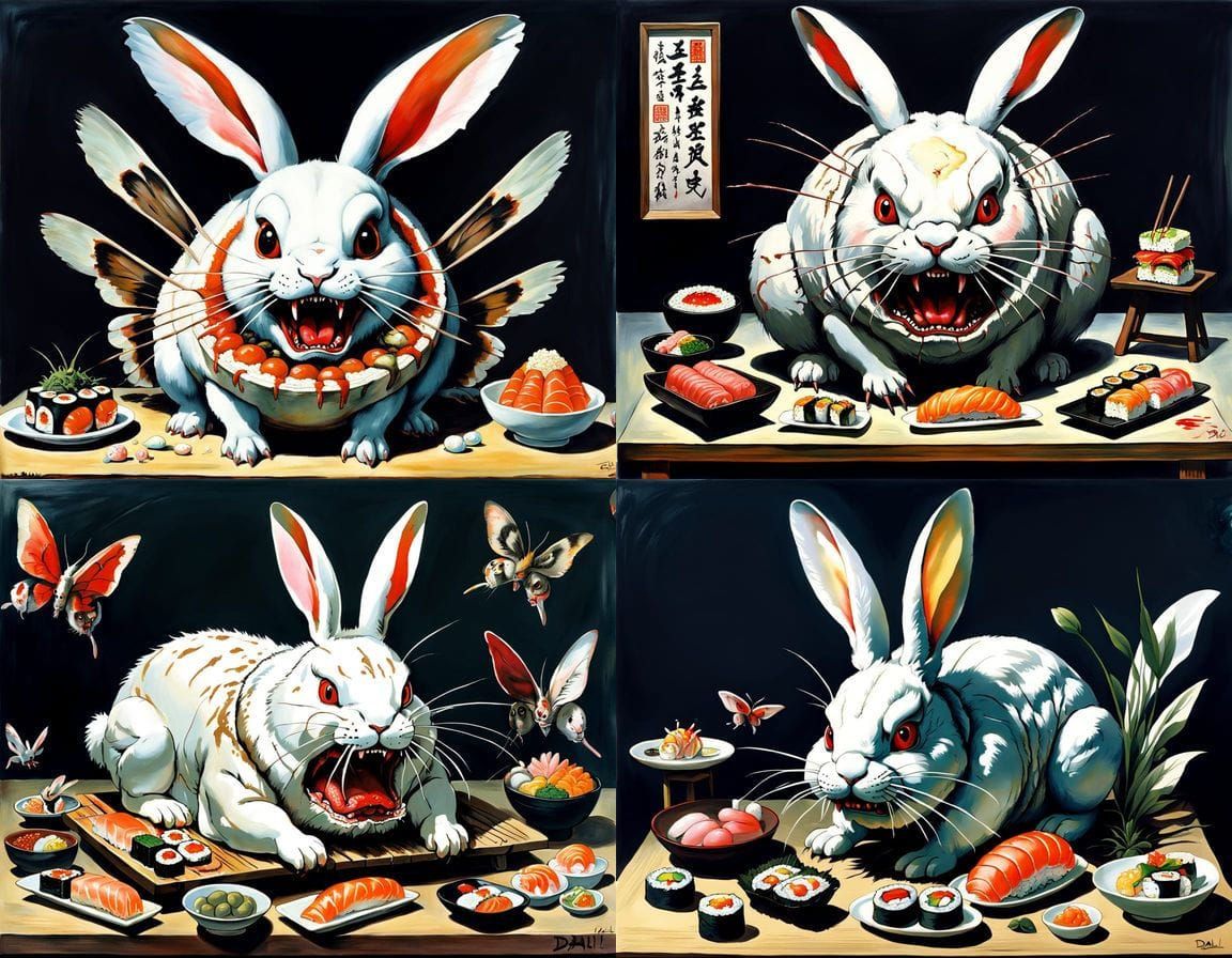 Surrealistic Japanese Horror Meets Easter Bunny in Grotesque...