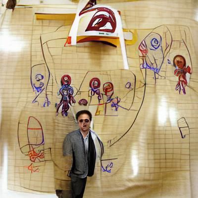 Person Standing Before a Basketball Team