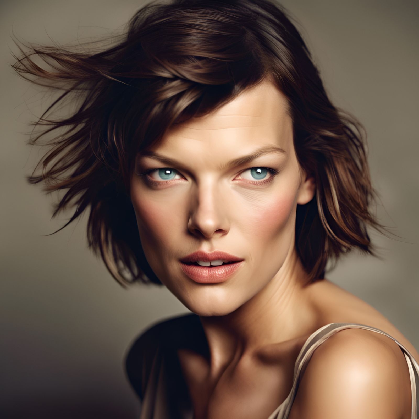 Realistic Portrait of Milla Jovovich