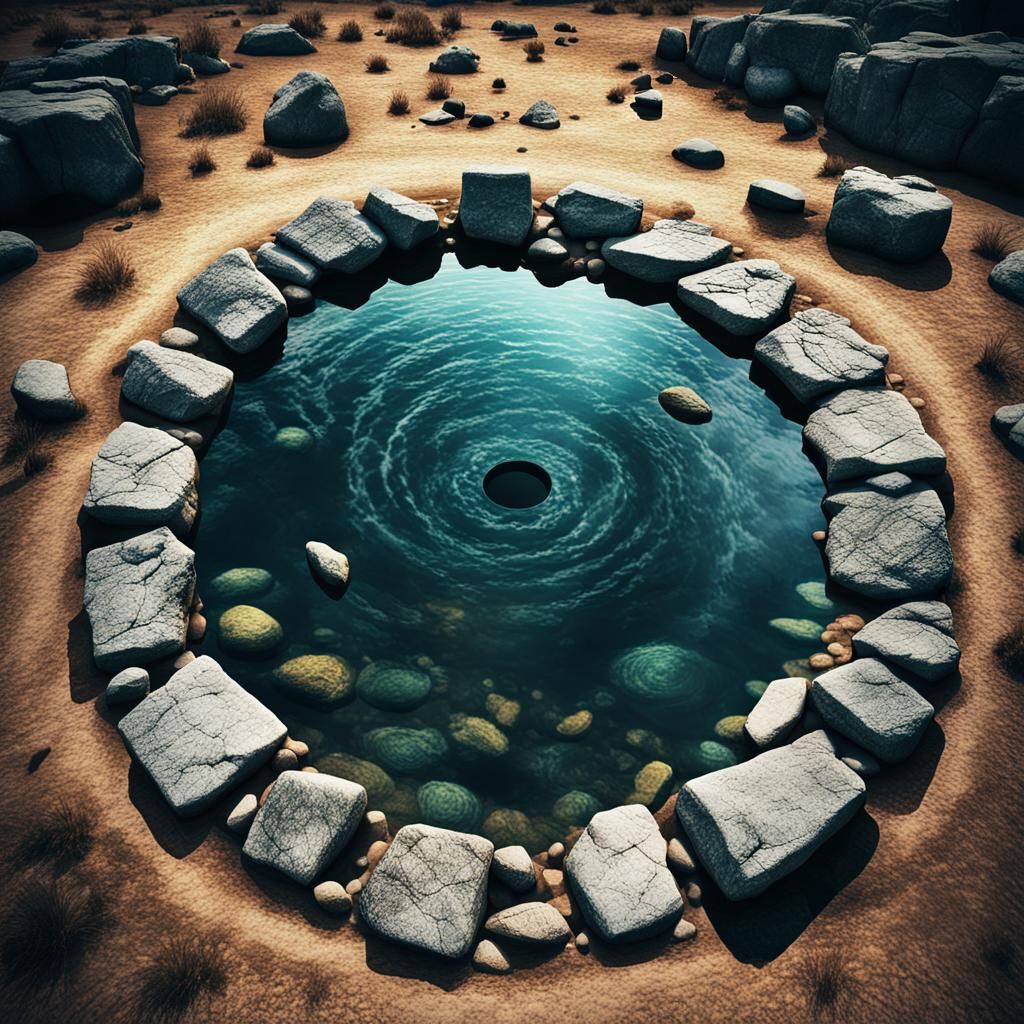 Sacred Stone Circle Consecration: Cinematic Film Still