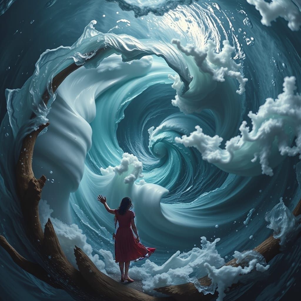 Dynamic Swirling Vortex Effect