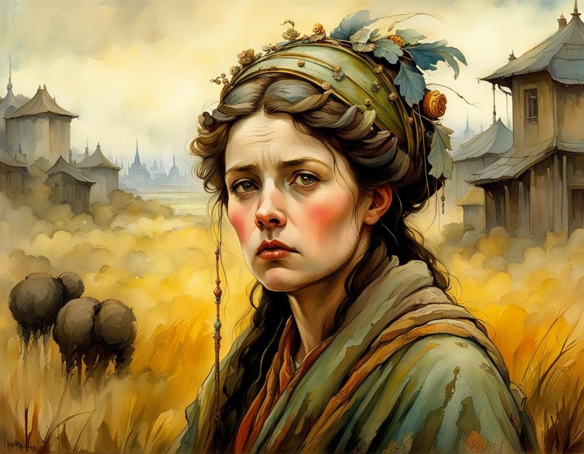 Priscilla contemplates her future with a mix of frailty, vulnerability and a deep inner strength.