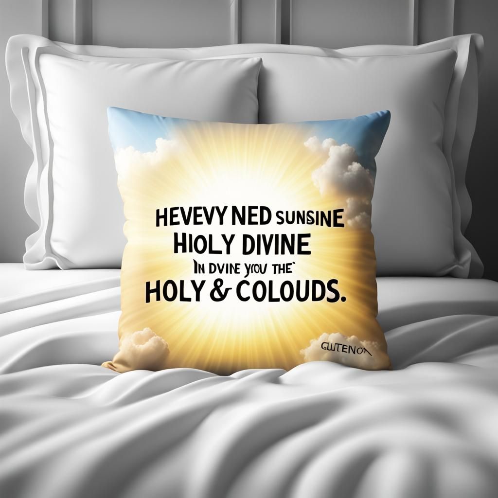 Heavenly Gluten-Free Pillow in Divine Light