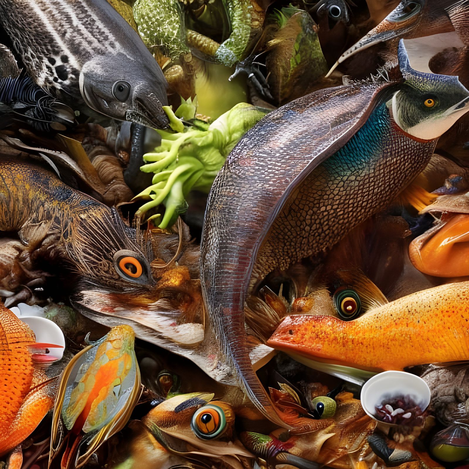 Surreal Restaurant Serving Bizarre Alien Cuisine