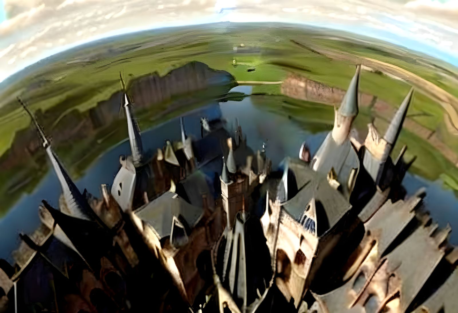 Fairytale Castle in Impressive Perspective