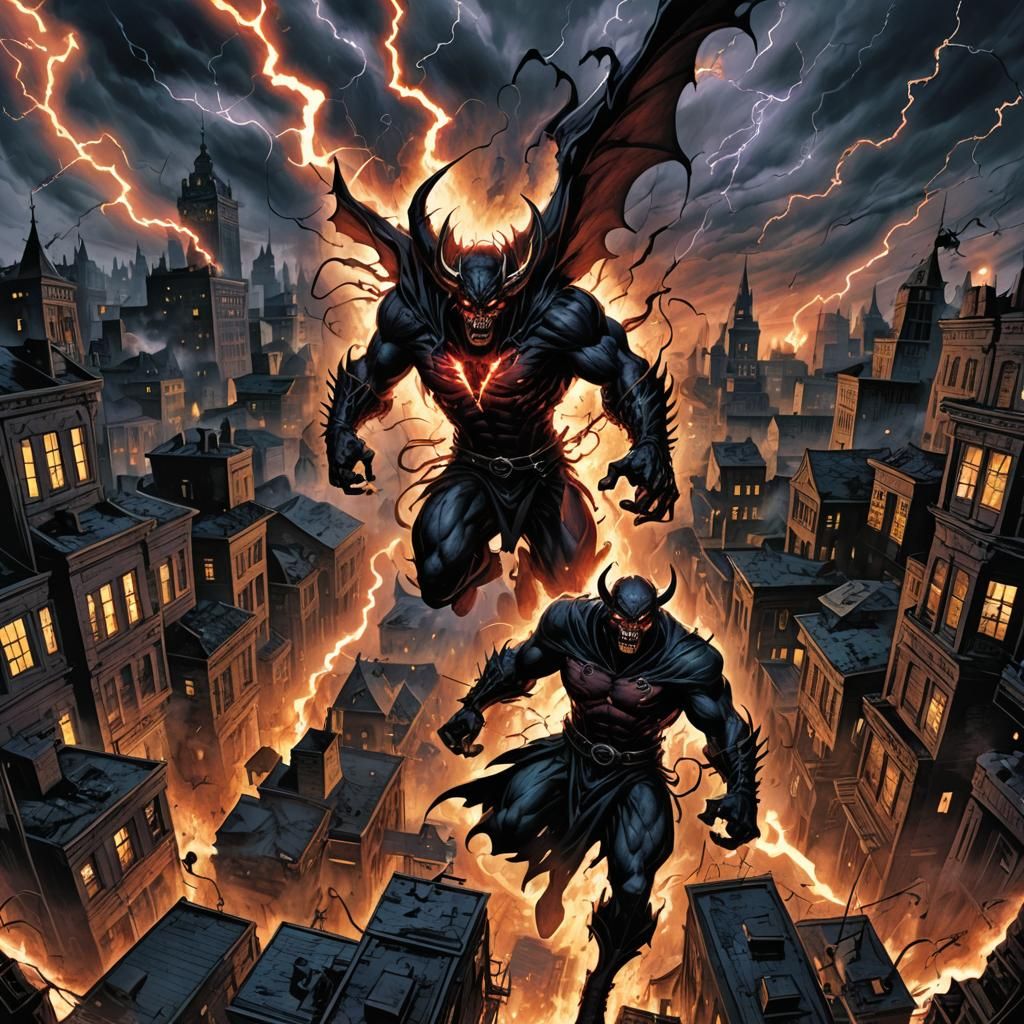 Demon's Night of Chaos: A Dark Fantasy Comic