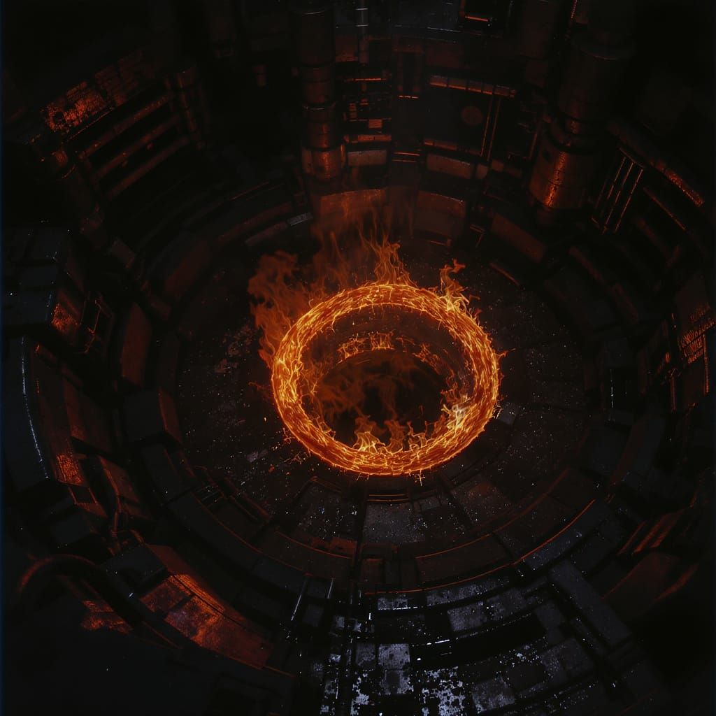 Fiery Circle: A Dark Industrial Heart