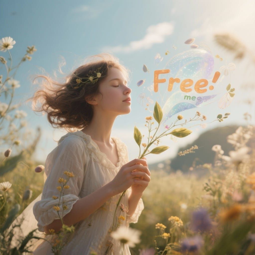 AI's Vision of Free Creation