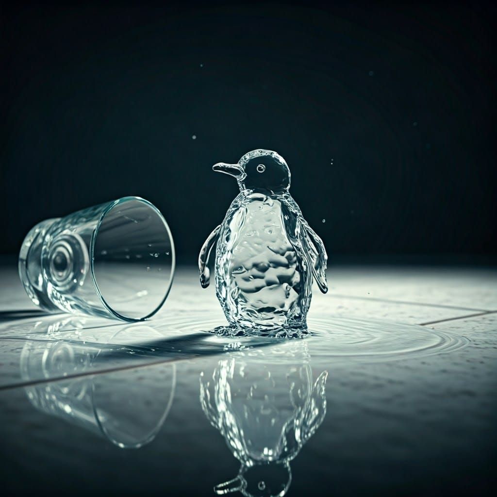 Penguin Made Of Water