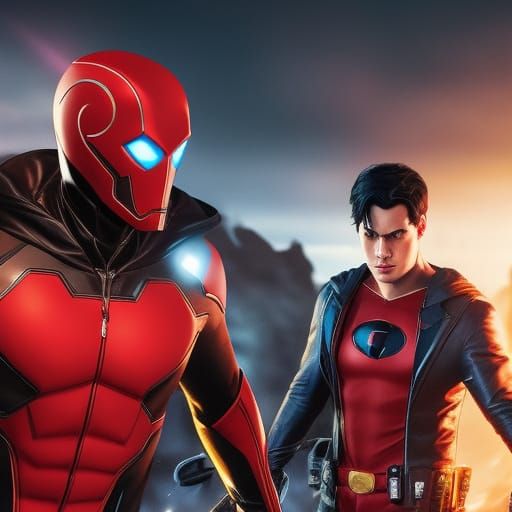 Jason Todd and Tim Drake Romance in Digital Art