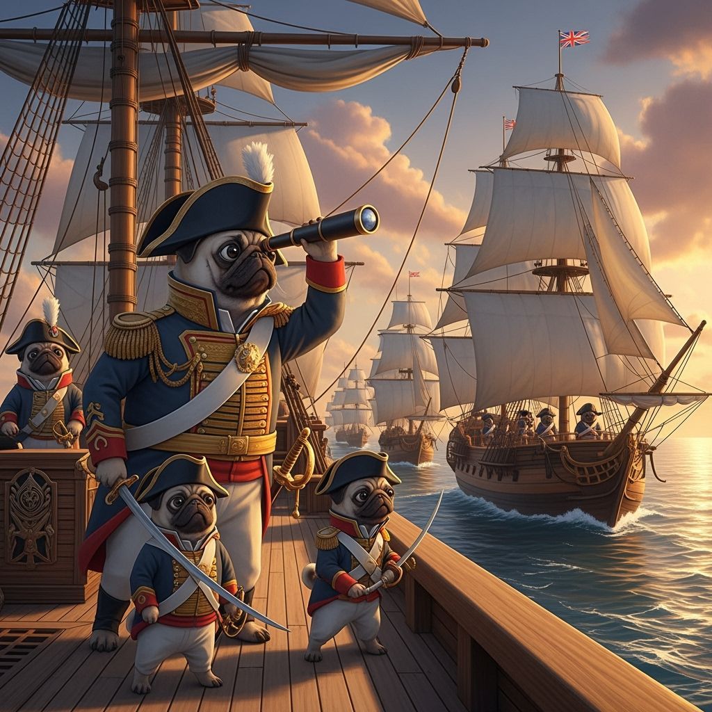 Pugs Command British Royal Navy Fleet