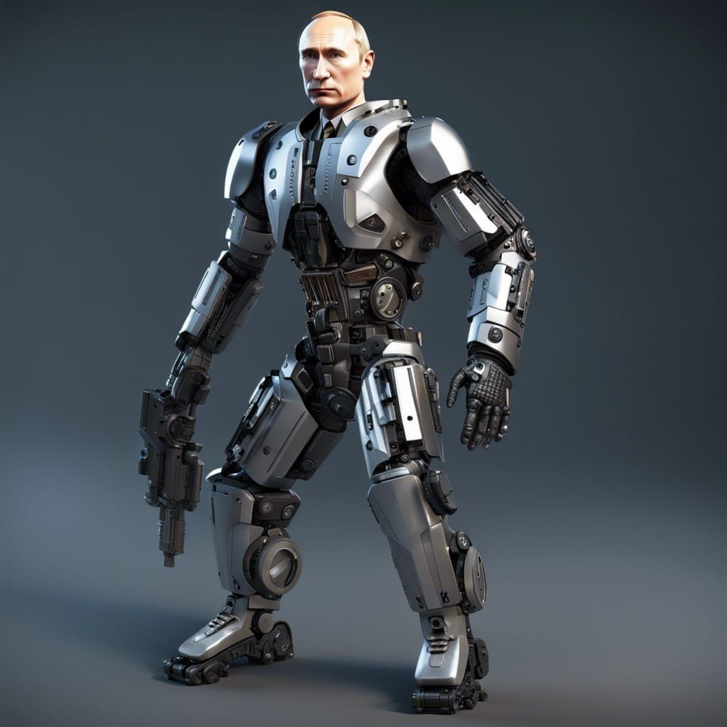 Vladimir Putin as Sci-Fi Action Figure