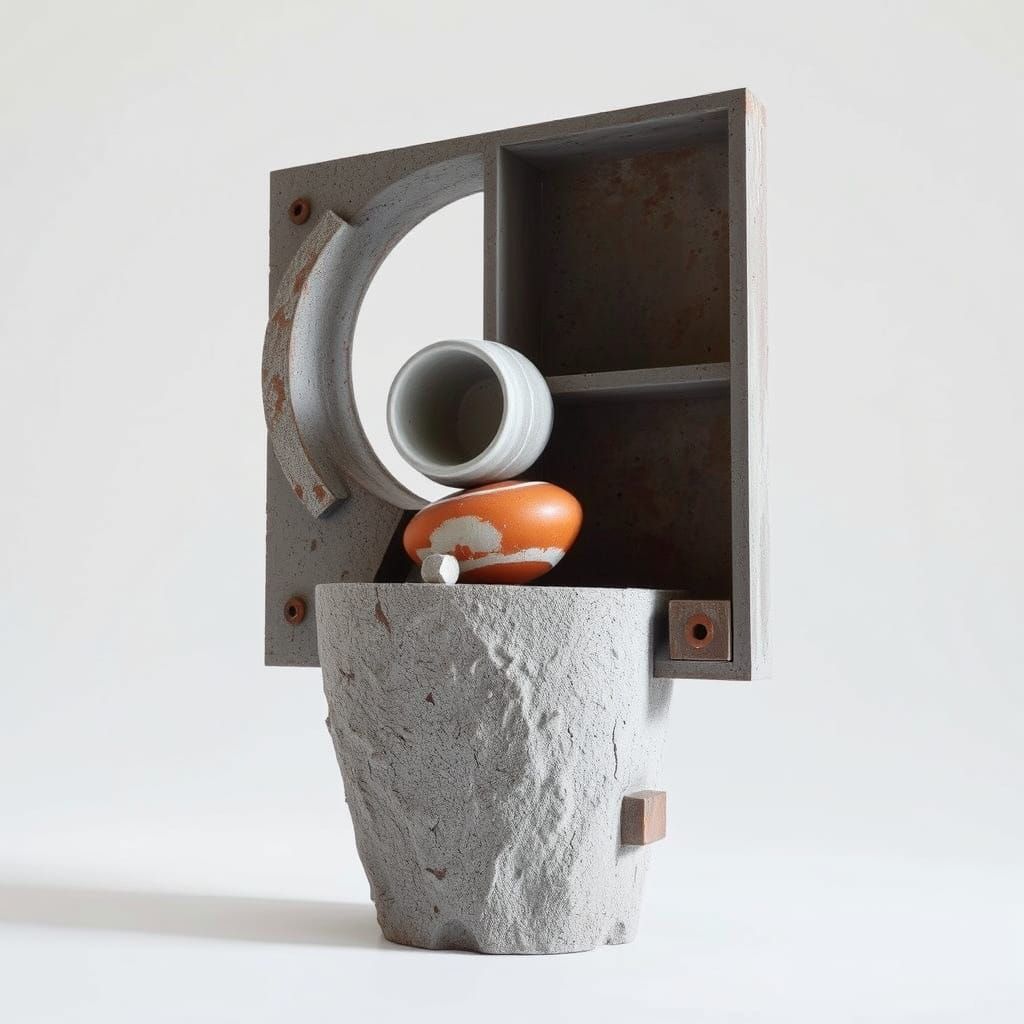 Geometric Abstraction in Industrial Materials