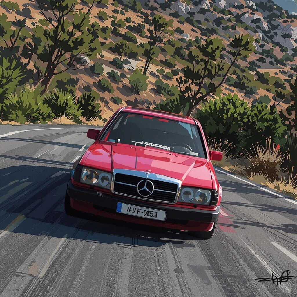 Vibrant Subject in Dynamic Digital Painting Style