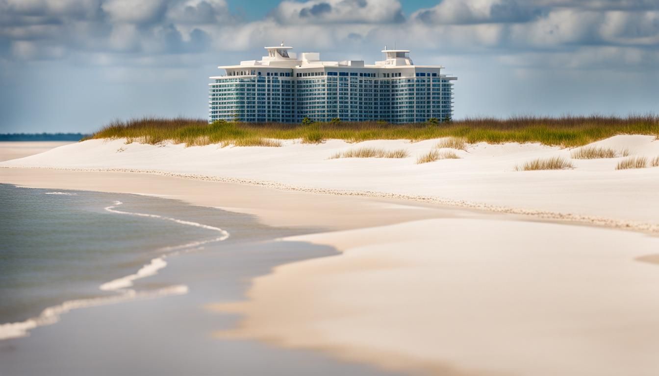 Luxury Resort on Artificial Island in Gulf Stream