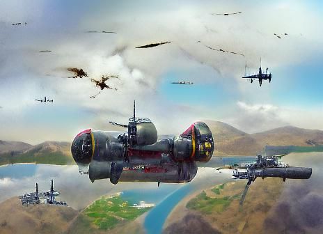 Intense WWII Aerial Dogfight